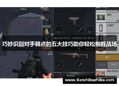 巧妙识别对手弱点的五大技巧助你轻松制胜战场